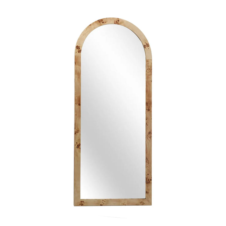 Crestview Collection Dawes Mappa Burl Arch Mirror