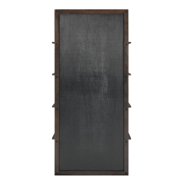 Uttermost Kai Dark Walnut With Gold Iron  Etagere