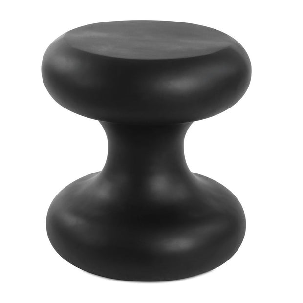 Uttermost Robles Matte Black Accent Table ~ Indoor And Outdoor Use