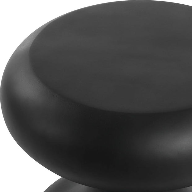 Uttermost Robles Matte Black Accent Table ~ Indoor And Outdoor Use