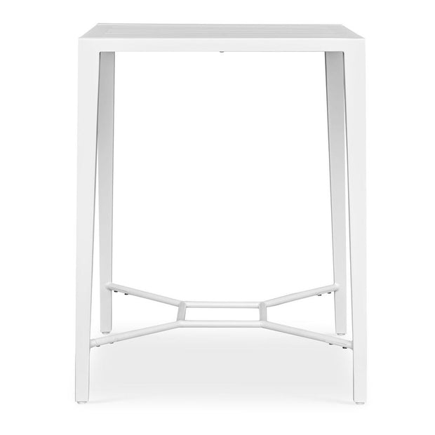Uttermost Montellano Crisp White Outdoor Bar Table