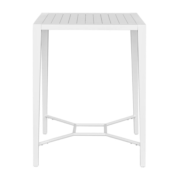 Uttermost Montellano Crisp White Outdoor Bar Table