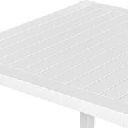 Uttermost Montellano Crisp White Outdoor Bar Table