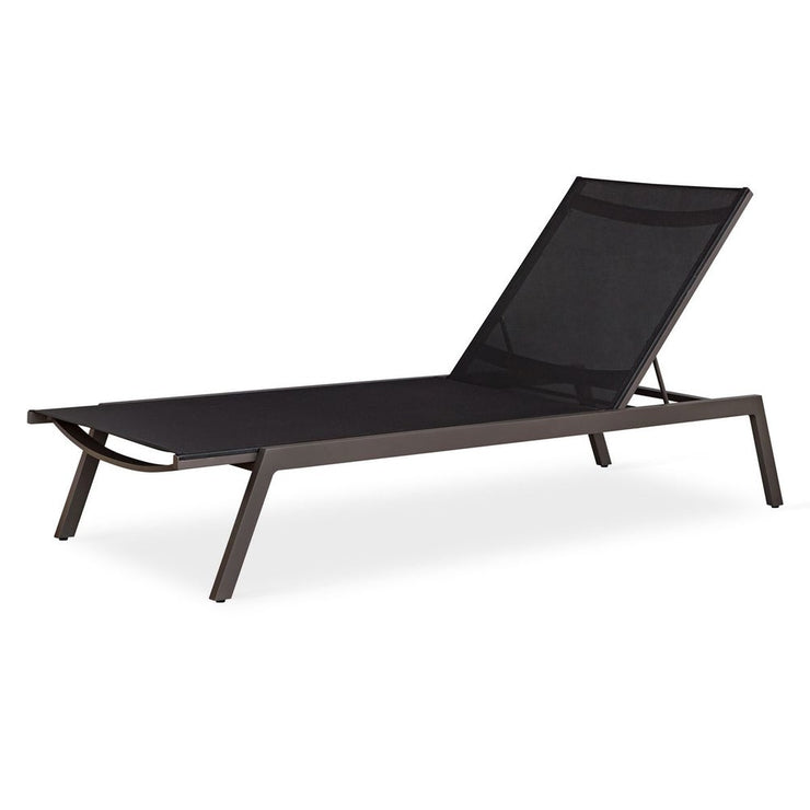 Uttermost Bea Java Black Mesh Outdoor Pool Chaise