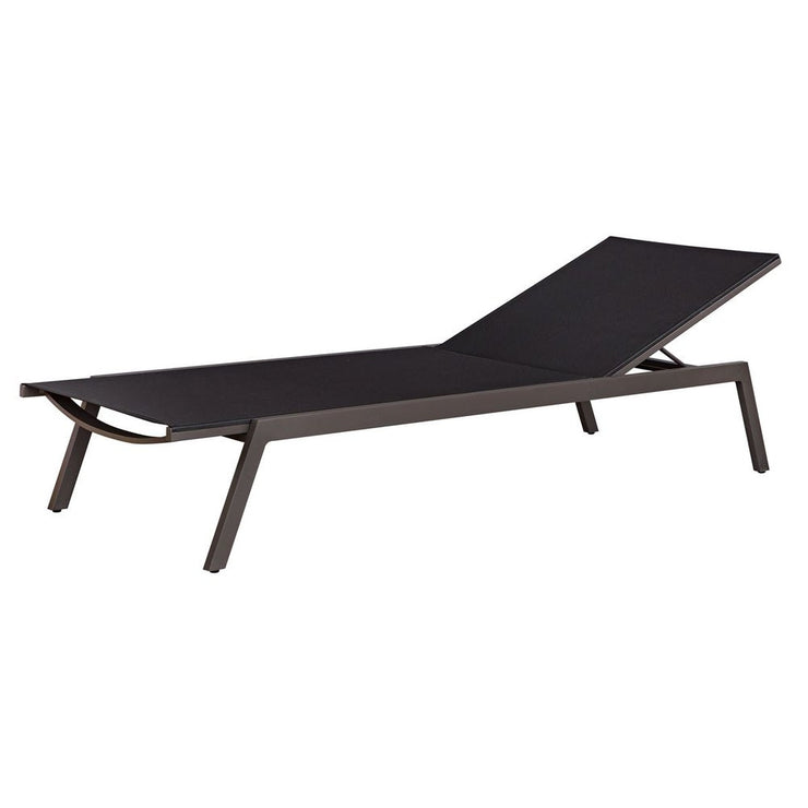 Uttermost Bea Java Black Mesh Outdoor Pool Chaise