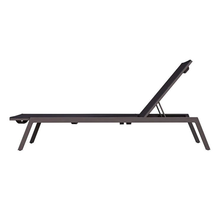 Uttermost Bea Java Black Mesh Outdoor Pool Chaise