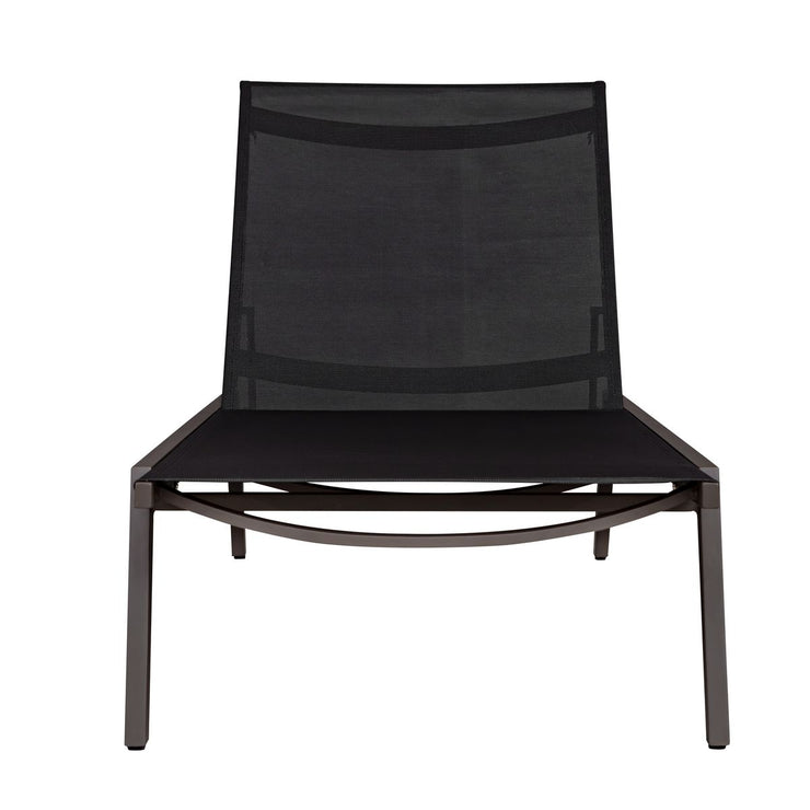 Uttermost Bea Java Black Mesh Outdoor Pool Chaise