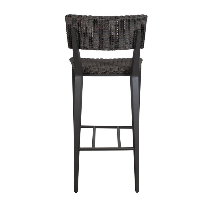 Uttermost Calbas Java Black Outdoor Bar Stool