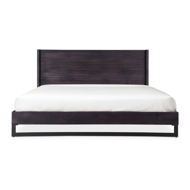 Moe's Home Collection Paloma Charcoal Grey King Bed
