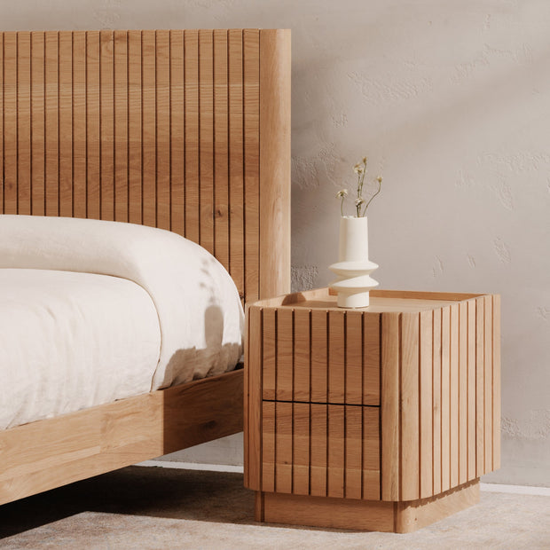 Moe's Home Collection Povera Natural Oak King Bed