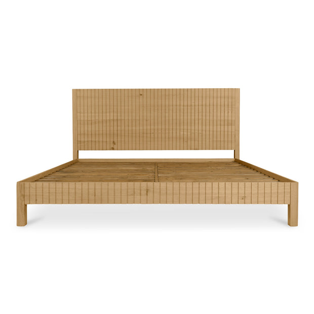 Moe's Home Collection Povera Natural Oak King Bed
