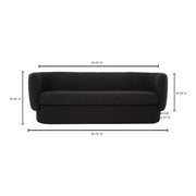 Moe's Home Collection Koba Maya Black Sofa
