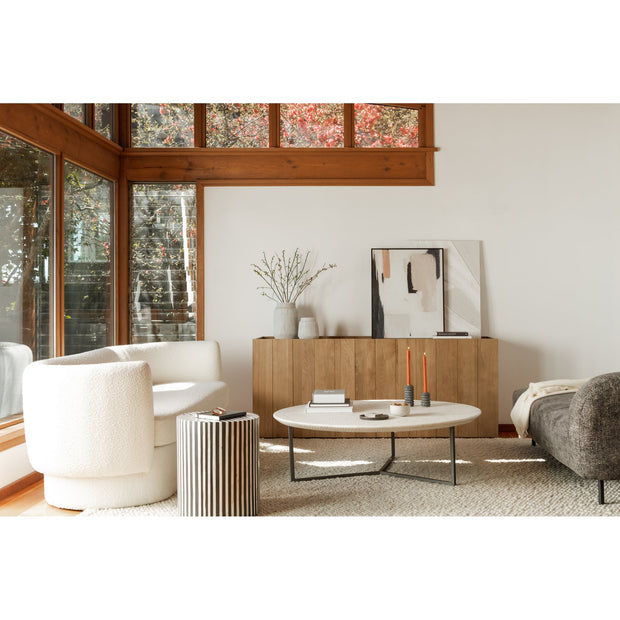 Moe's Home Collection Koba Maya White Sofa
