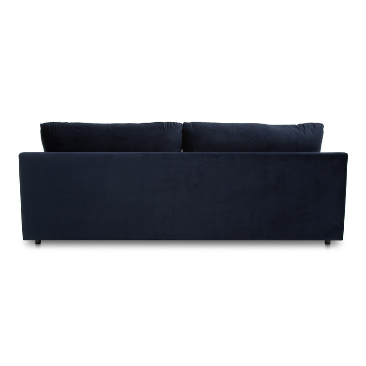 Moe's Home Collection Alvin Nightfall Blue Sofa