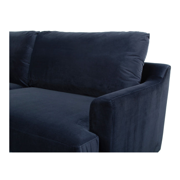 Moe's Home Collection Alvin Nightfall Blue Sofa