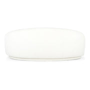 Moe's Home Collection Excelsior Cream Boucle Curved Sofa