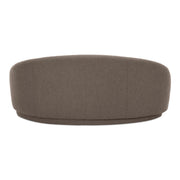 Moe's Home Collection Excelsior Warm Taupe Boucle Curved Sofa