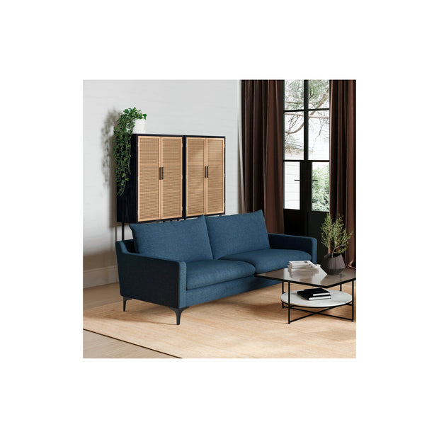 Moe's Home Collection Paris Blue Sofa