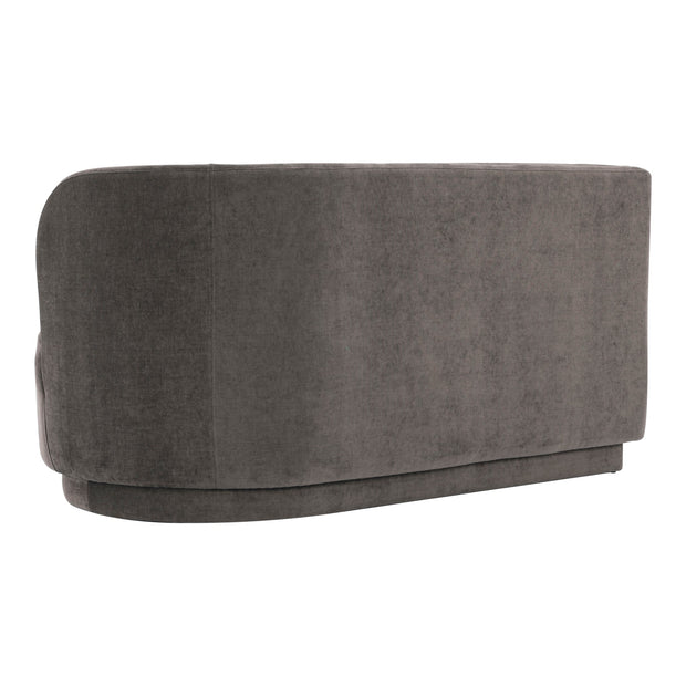 Moe's Home Collection Yoon Grey 2 Seat Sofa Right-Facing