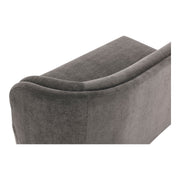 Moe's Home Collection Yoon Grey 2 Seat Sofa Right-Facing