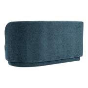 Moe's Home Collection Yoon Blue 2 Seat Sofa Right Nightshade