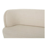 Moe's Home Collection Yoon White 2 Seat Sofa Left-Facing