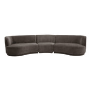 Moe's Home Collection Yoon Grey Compass Modular Sectional