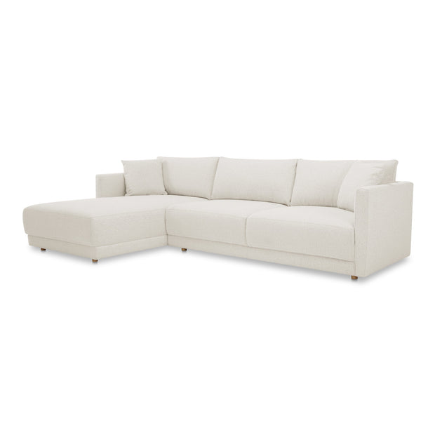 Moe's Home Collection Bryn Oyster Sectional ~ Left Facing Chaise