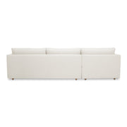 Moe's Home Collection Bryn Oyster Sectional ~ Left Facing Chaise