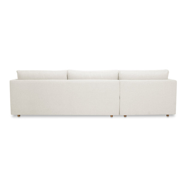 Moe's Home Collection Bryn Oyster Sectional ~ Left Facing Chaise