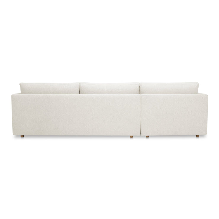 Moe's Home Collection Bryn Oyster Sectional ~ Left Facing Chaise