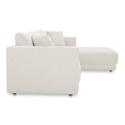 Moe's Home Collection Bryn Oyster Sectional ~ Right Facing Chaise