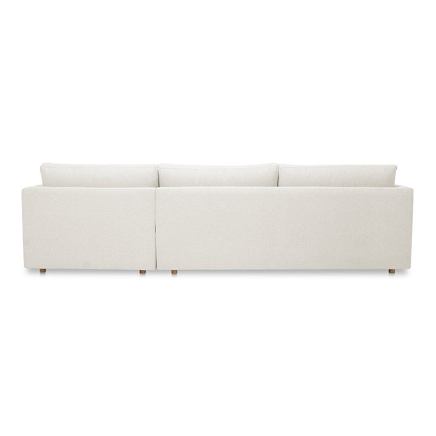 Moe's Home Collection Bryn Oyster Sectional ~ Right Facing Chaise