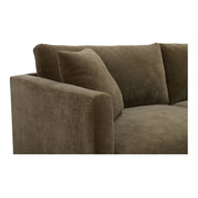 Moe's Home Collection Bryn Heritage Cedar Green Sectional ~ Right Facing Chaise