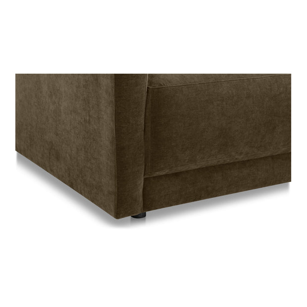 Moe's Home Collection Bryn Heritage Cedar Green Sectional ~ Right Facing Chaise
