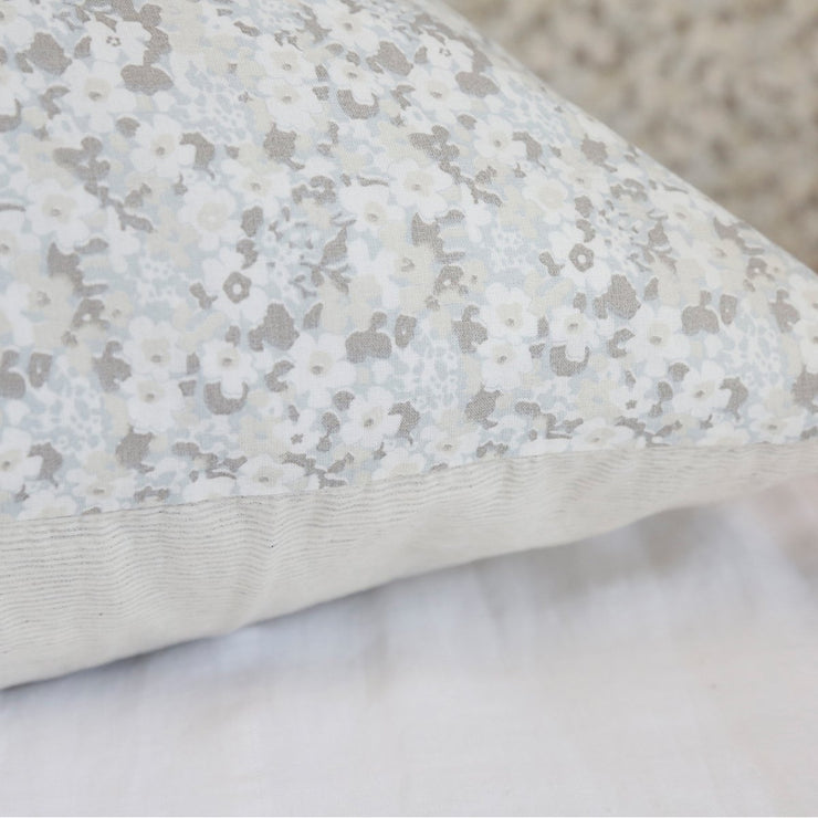 Pom Pom at Home June Ocean & Grey Floral Duvet Cover and Pillow Shams ~ Available in Twin, Queen and King Sizes