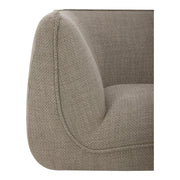 Moe's Home Collection Zeppelin Nook Speckled Pumice Modular Sectional