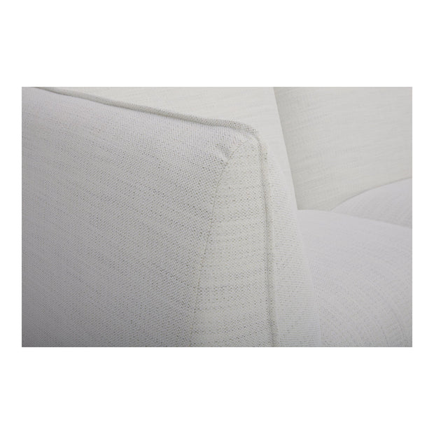 Moe's Home Collection Zeppelin Nook Salt Stone White Modular Sectional