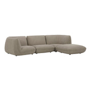 Moe's Home Collection Zeppelin Lounge Speckled Pumice Modular Sectional