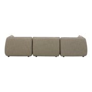 Moe's Home Collection Zeppelin Lounge Speckled Pumice Modular Sectional