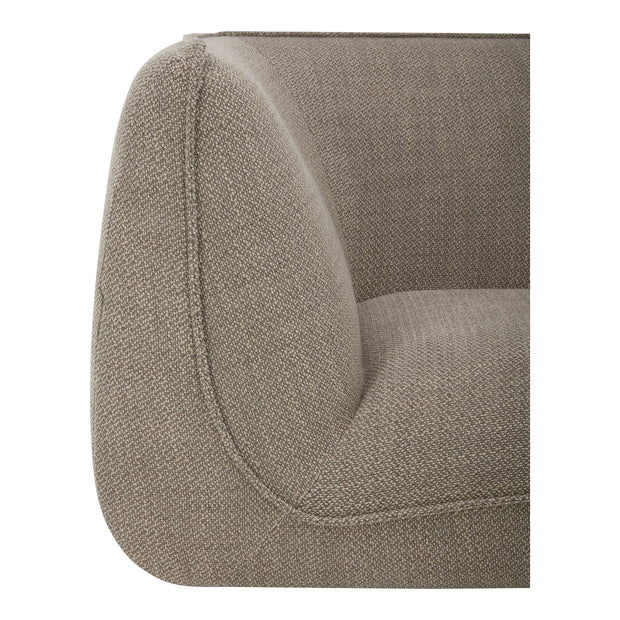 Moe's Home Collection Zeppelin Lounge Speckled Pumice Modular Sectional