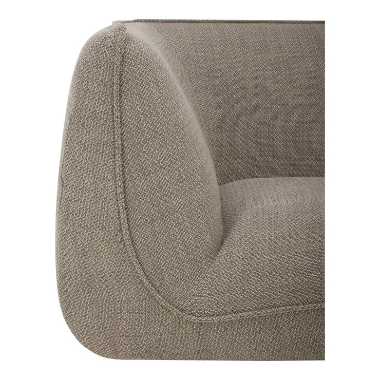 Moe's Home Collection Zeppelin Lounge Speckled Pumice Modular Sectional