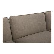 Moe's Home Collection Zeppelin Lounge Speckled Pumice Modular Sectional