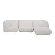 Moe's Home Collection Zeppelin Lounge Salt Stone White Modular
