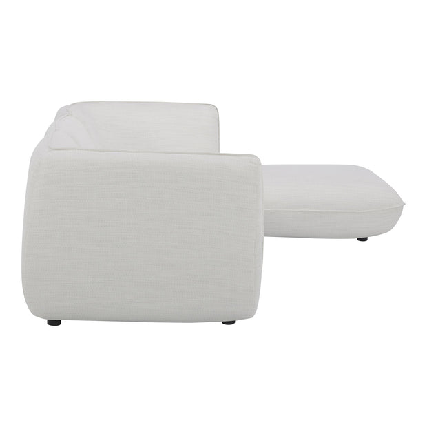 Moe's Home Collection Zeppelin Lounge Salt Stone White Modular