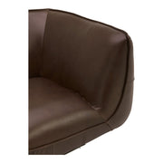 Moe's Home Collection Zeppelin Toasted Hickory Dream Modular Leather Sectional