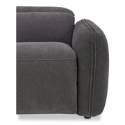 Moe's Home Collection Eli Dusk Grey Power Recliner Sofa