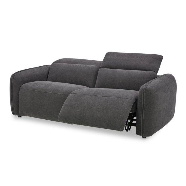 Moe's Home Collection Eli Dusk Grey Power Recliner Sofa