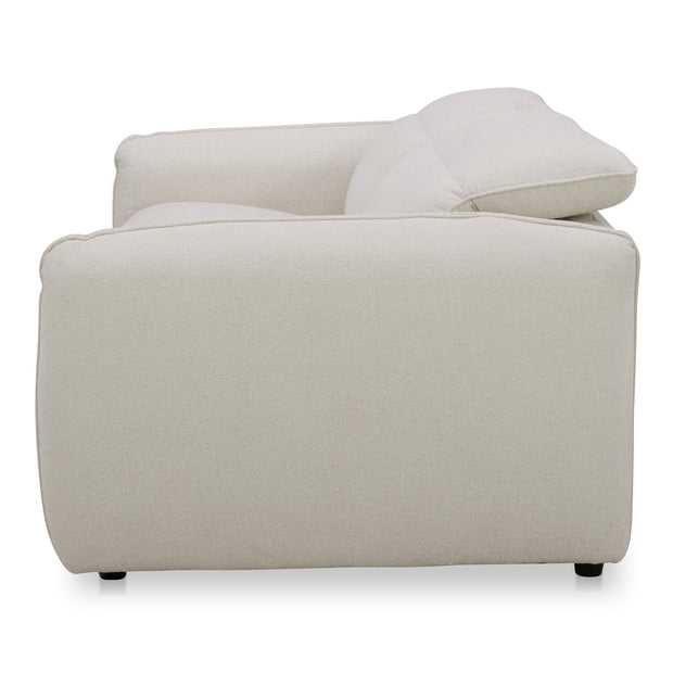 Moe's Home Collection Eli Warm White Power Recliner Sofa