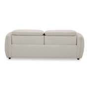 Moe's Home Collection Eli Warm White Power Recliner Sofa
